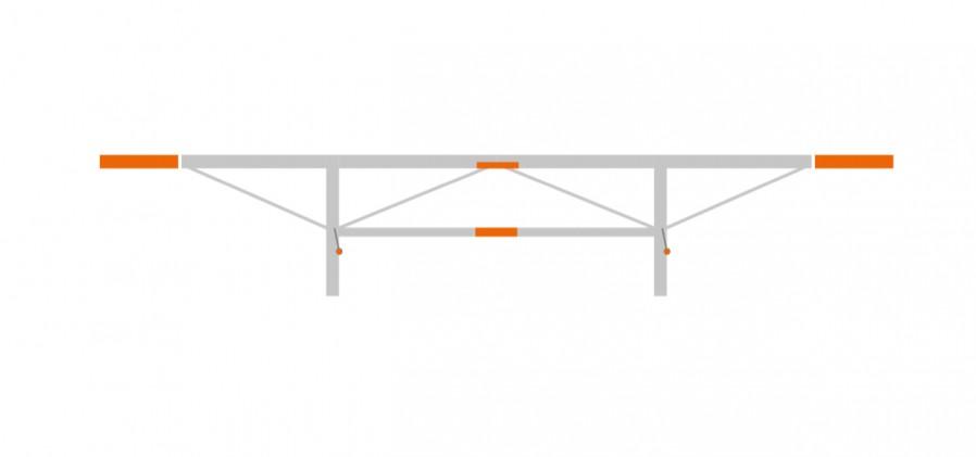 Extension package 2 x 0.5 m, F2/F2+