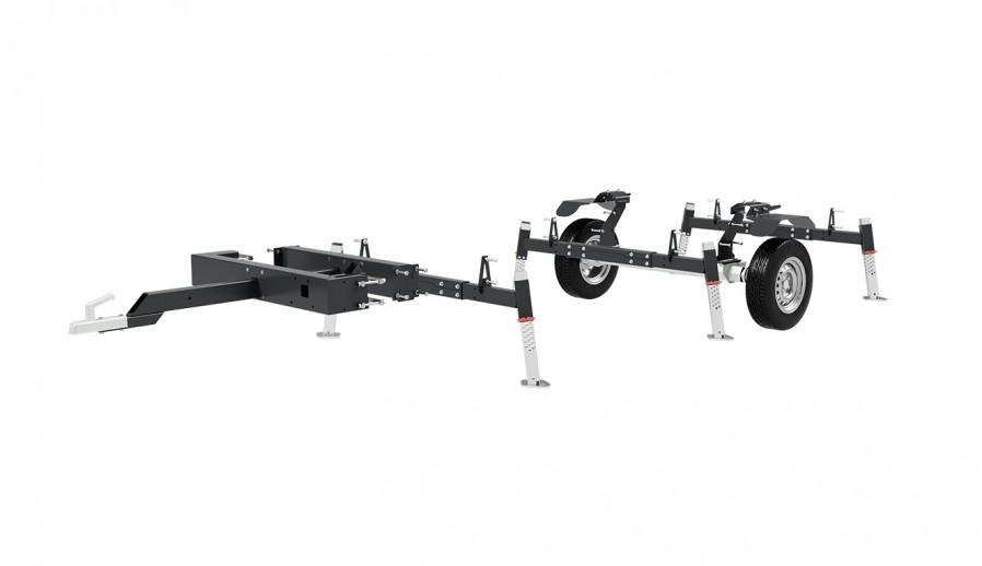 Unbraked Trailerkit with Support Legs, B1001  (1300 kg)