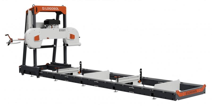 B1001 Bandsaw Mill (gas, 27 hp, Loncin) with electric start