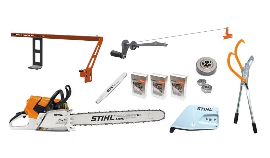Ultimate Package for F2/F2+ Sawmill (with Stihl MS661 chainsaw)